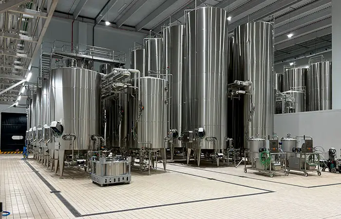 Stainless steel tanks