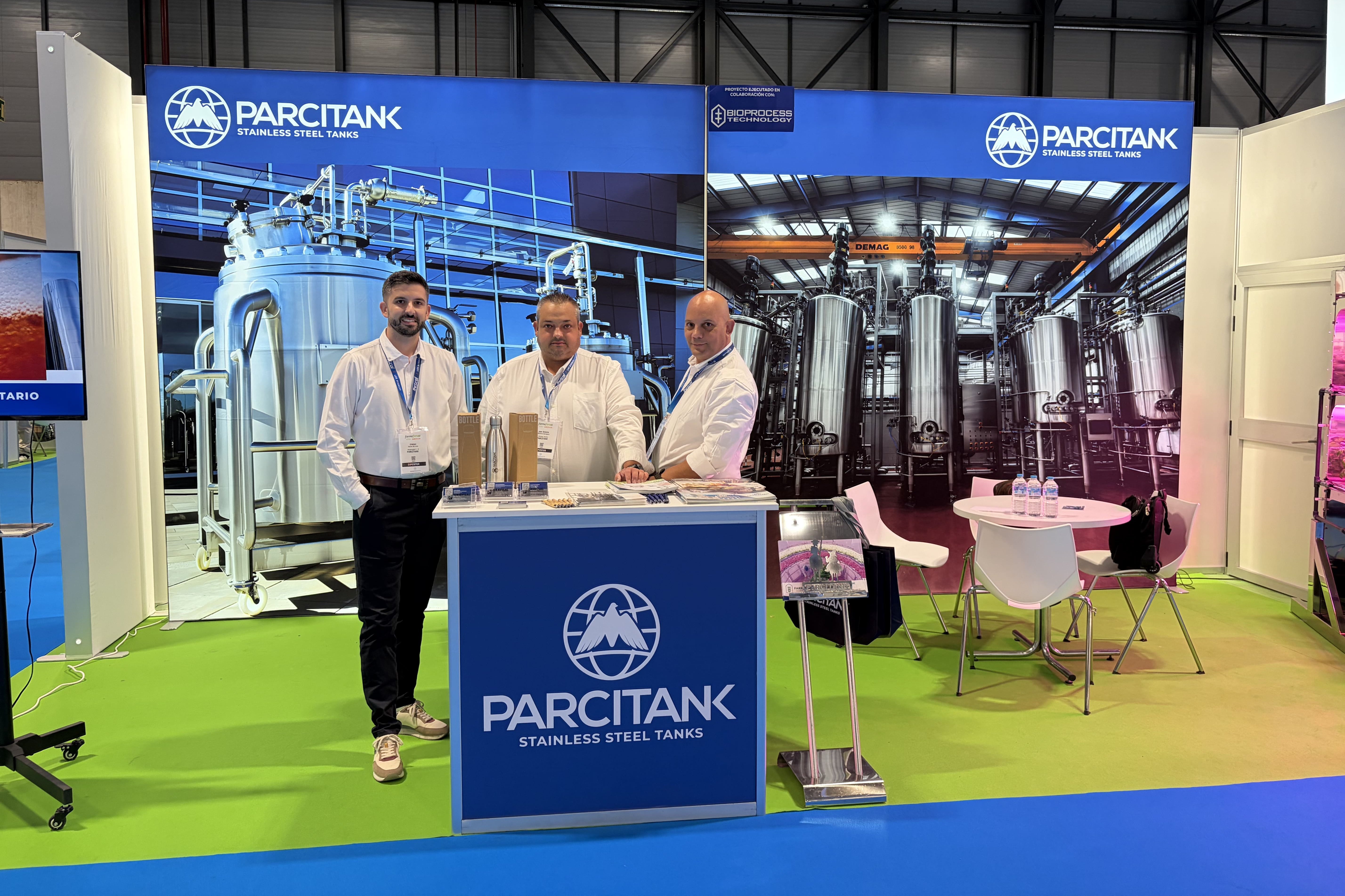 Parcitank presenta sus soluciones para de reactores y fermentadores para biotecnologia en Farmaforum 2026
