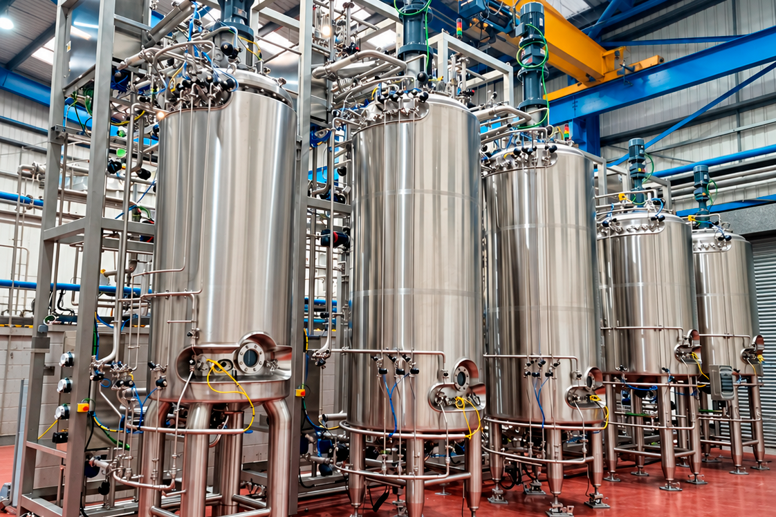 Reactores y fermentadores para el sector biotecnológico: fabricación e integración a medida