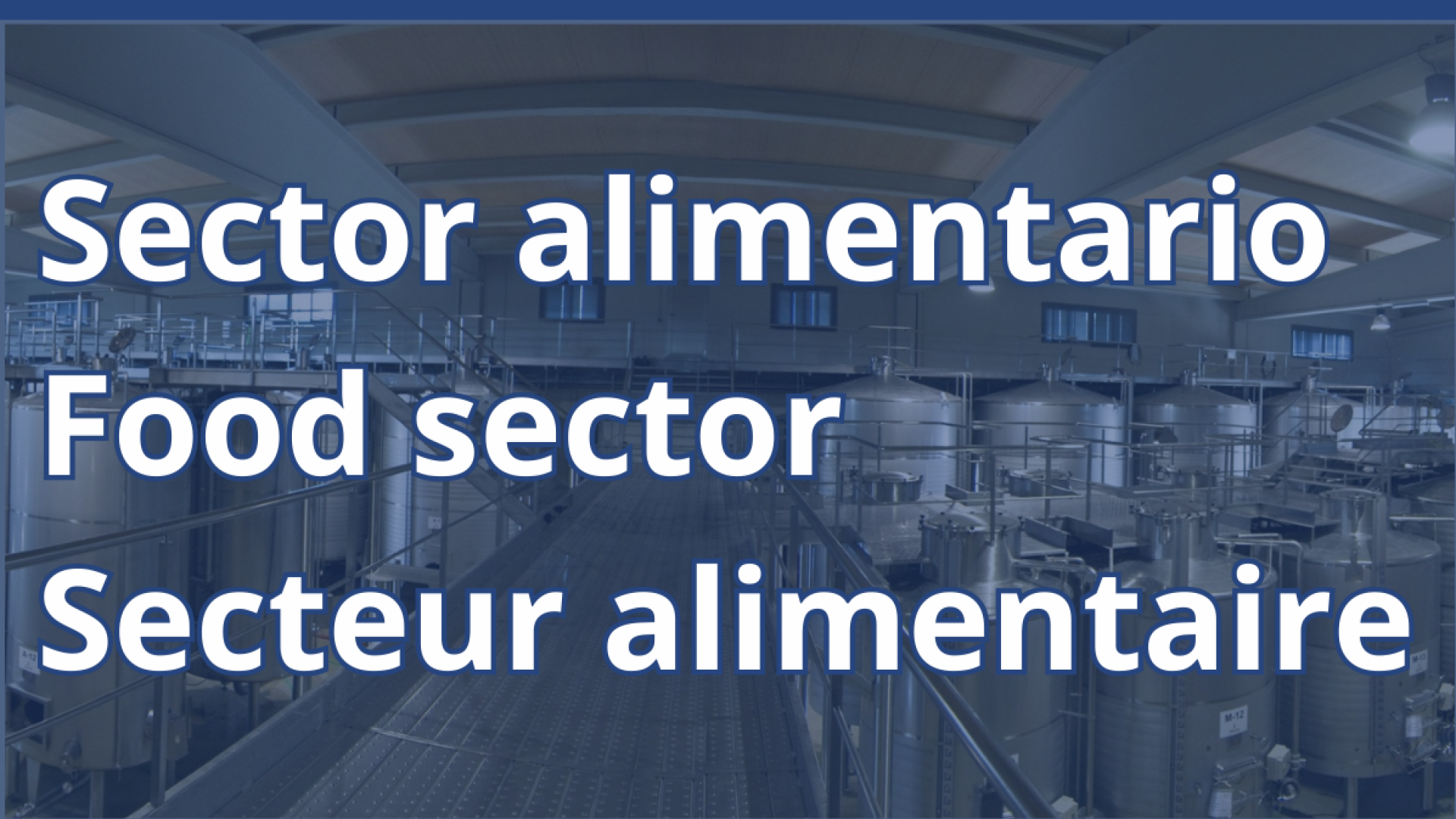 USINES DE TRAITEMENT POUR LE SECTEUR ALIMENTAIRE