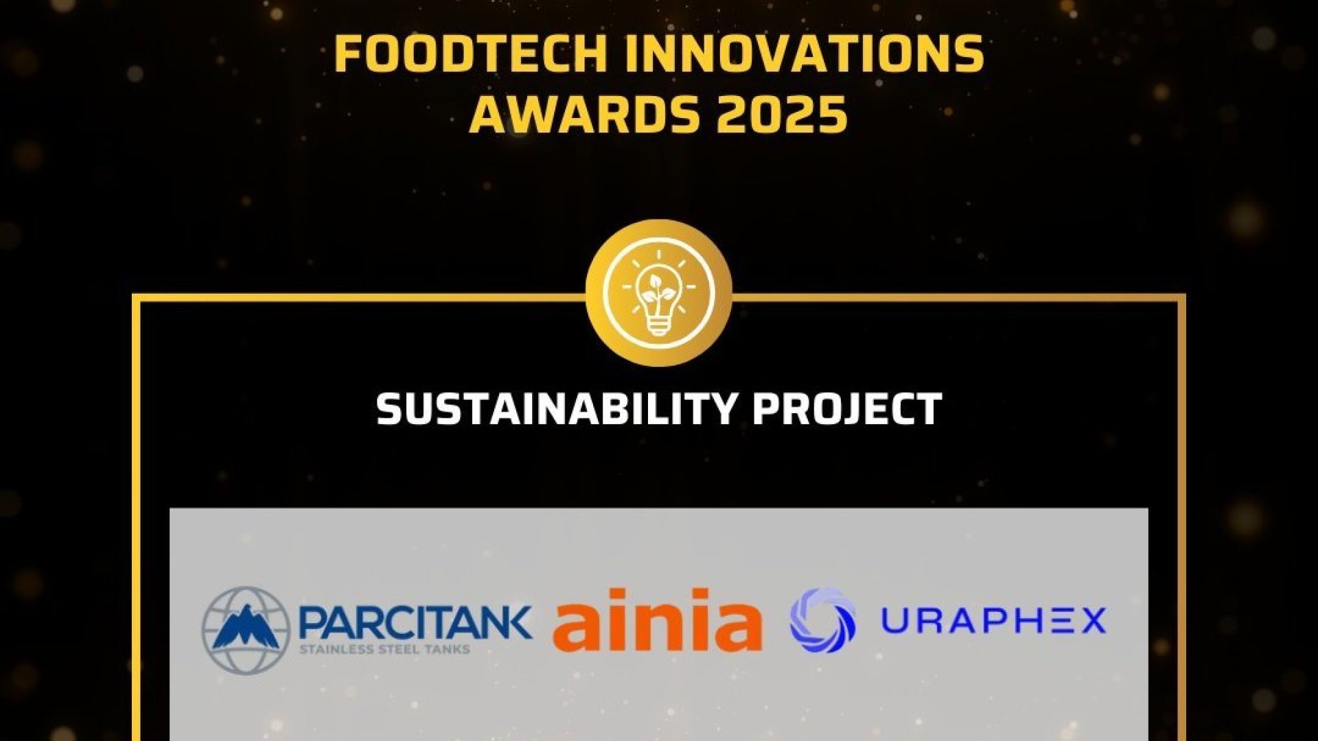 Parcitank, finalist in the Food 4 Future awards with Life Farmitank project